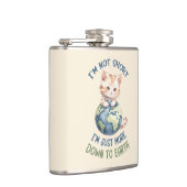 短くないし地面に落ちているのかわいい猫 フラスク (右)