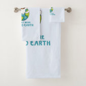 短くなく、地球に下る – Cat Humor バスタオルセット (インサイチュ)