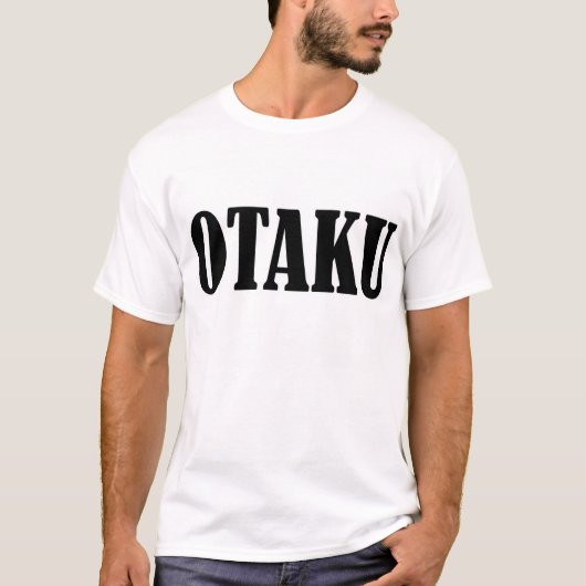短く及びシンプルなOtaku Tシャツ (正面)