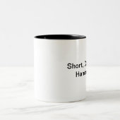 短く、暗く、ハンサム ツートーンマグカップ (中央)