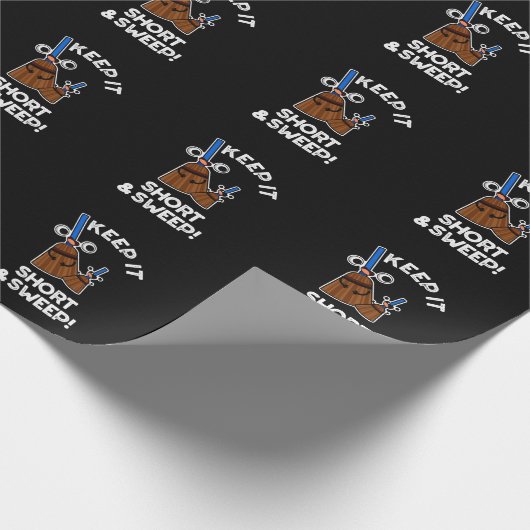 短保く掃きおもしろいほうのプンダークBG ラッピングペーパー (角)