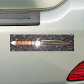 短剣のバンパーステッカー バンパーステッカー (車上)