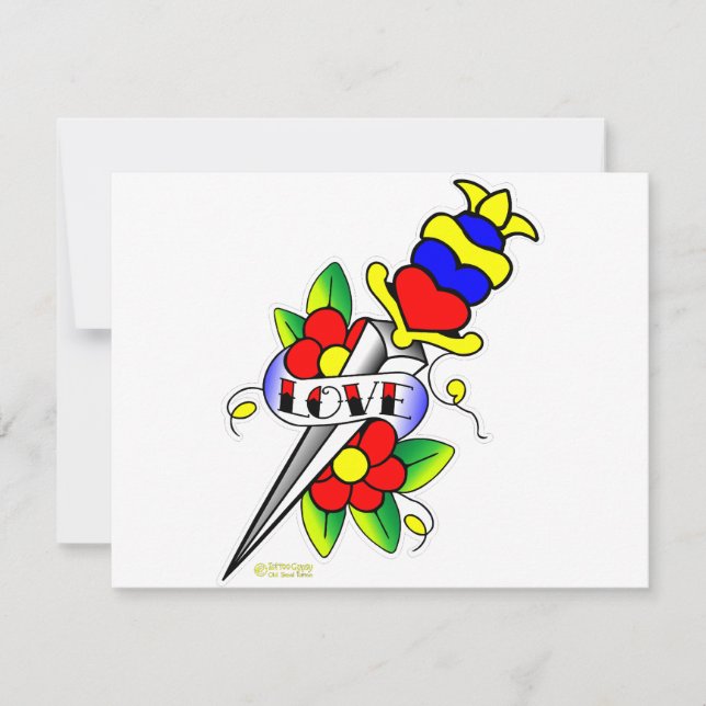 短剣の花とラブタトゥー (正面)