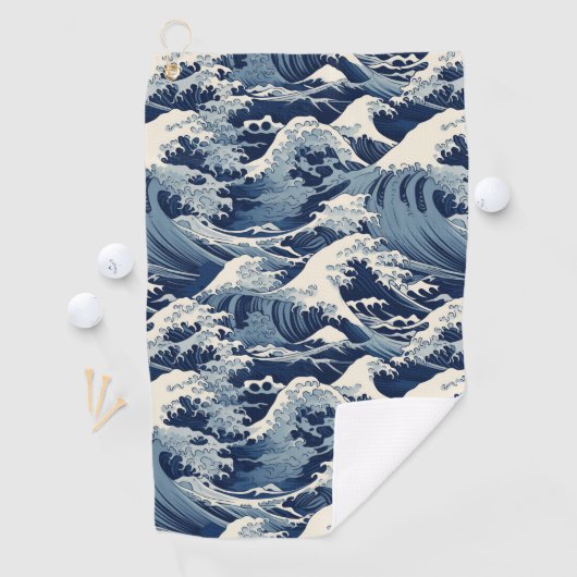 短剣：北斎波が再考 ゴルフタオル (インサイチュ)