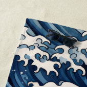 短剣：北斎波が再考 ビーチタオル (インサイチュ)