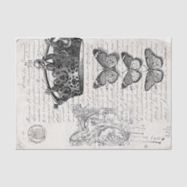 短命なもののコラージュ 薄葉紙