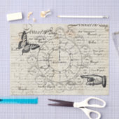 短命なもののコラージュ 薄葉紙 (クラフト)