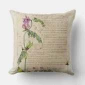 短命なもののスイートピー クッション (正面)