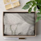 短命なものの気球のDecoupageのティッシュ 薄葉紙 (ギフト)