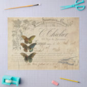 短命なもののDecoupageのティッシュ 薄葉紙 (クラフト)