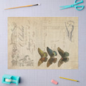 短命なもののDecoupageのティッシュ 薄葉紙 (クラフト)