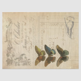 短命なもののDecoupageのティッシュ 薄葉紙