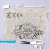 短命なもののDecoupageシート 薄葉紙 (クラフト)