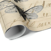 短命なもののDecoupageポスター ラッピングペーパー (ロールコーナー)