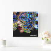 短命な スクエア壁時計 (ホーム)