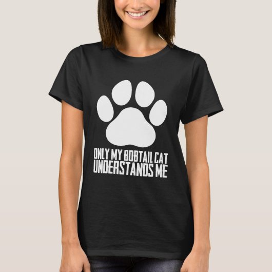 短尾猫 短尾 猫の子 4 Tシャツ (正面)