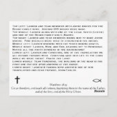 短期ミッション旅行はがき ポストカード (裏面)