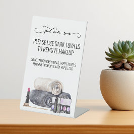 短期レンタルバスルーム 台座サイン