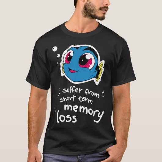 短期記憶障害に悩む Tシャツ (正面)