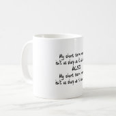 短期記憶 コーヒーマグカップ (正面左)