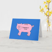 短期贈与同封緊急基金 カード (黄色い花)