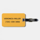 短気おもしろいな猫 ラゲッジタグ (裏面横)