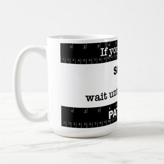 短気な人へ コーヒーマグカップ (左)