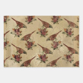 短気な鳥シリーズデザイン2 ラッピングペーパーシート (正面2)