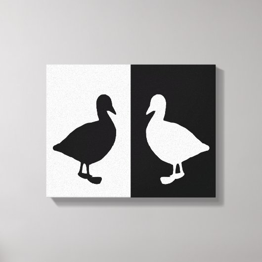 短気な キャンバスプリント (正面)