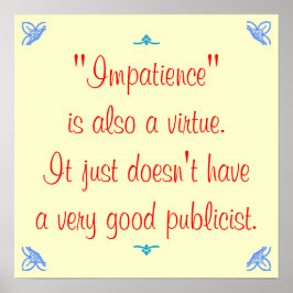 短気も美徳だ… ポスター