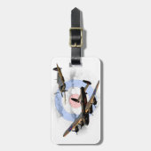 短気者およびランカスター ラゲッジタグ (正面縦)