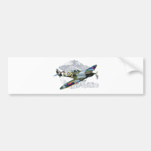 短気者Supermarine バンパーステッカー
