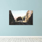 短線鉄道車両 キャンバスプリント (インサイチュ (ウッドフロア))