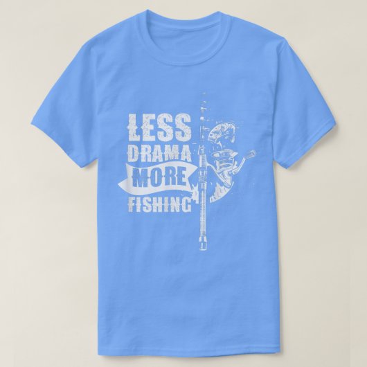 短編より多くの魚釣りことわざモチベーション趣味S Tシャツ (デザイン正面)