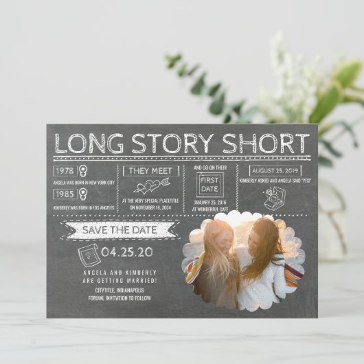 短編小説|同性写真で日付を保存 セーブザデート (スタンド正面)