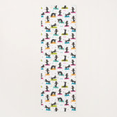 短編犬のヨガ ヨガマット (裏面)