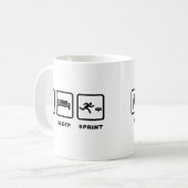 短距離走者 コーヒーマグカップ (正面左)