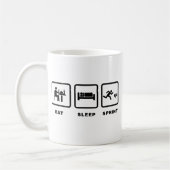 短距離走者 コーヒーマグカップ (左)