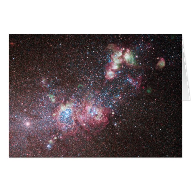 矮小銀河NGC 4214 (正面横)