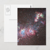 矮小銀河NGC 4214 ポストカード (正面/裏面)