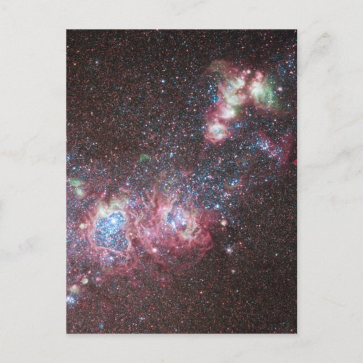 矮小銀河NGC 4214 ポストカード (正面)