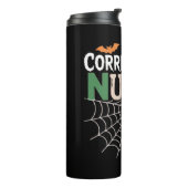 矯正ナースハロウィーンパンプキクラシックンTシーズ タンブラー (回転左)