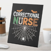 矯正ナースハロウィーンパンプキクラシックンTシーズ 台座サイン (インサイチュ)