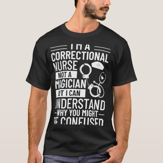矯正ナース法医学看護刑務所 Tシャツ (正面)