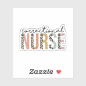 矯正ナース、矯正看護 シール (シート)