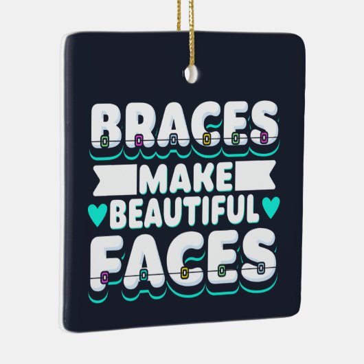矯正器具で美しい顔を作る セラミックオーナメント (右)