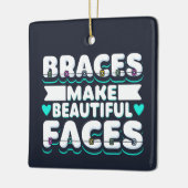 矯正器具で美しい顔を作る セラミックオーナメント (左)
