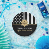 矯正士官銀線卒業パーティー ペーパープレート (パーティー)