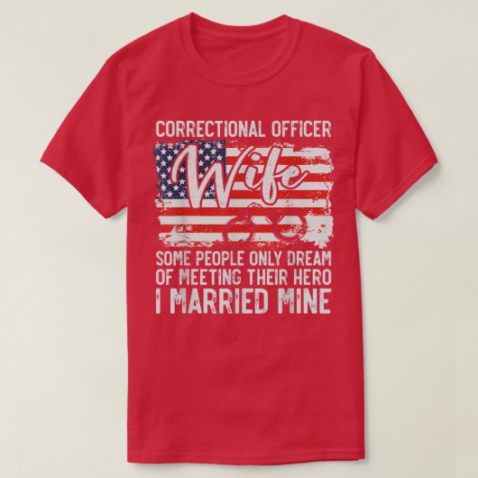 矯正官妻婚姻愛国心アメリカ Tシャツ (デザイン正面)