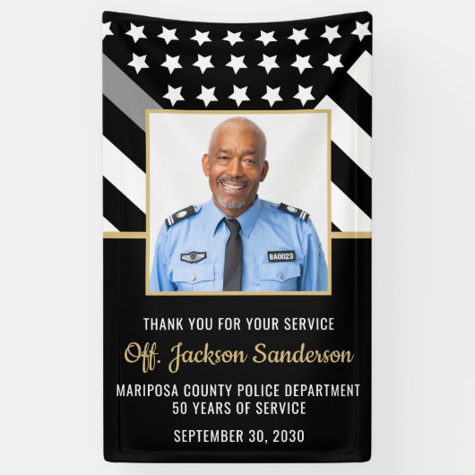 矯正官法執行退職 横断幕 (縦)